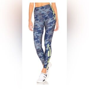 Navy Camouflage Women's Leggings